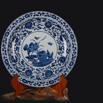 紀念品定做廠家，景德鎮陶瓷廠，陶瓷紀念盤加工