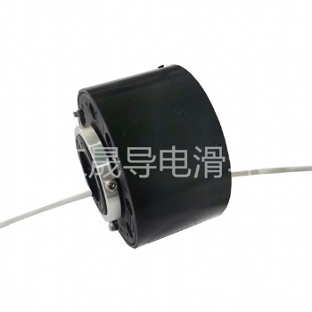 過孔式導電滑環連接器電環集電環電源旋轉接頭2 4 6 8路線360滑環