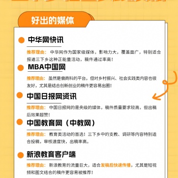 三下鄉社會實踐新聞發稿媒體推薦！超好出