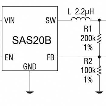 SAS20B是一款1.5MHz恒定頻率、電流 模式降壓轉換器